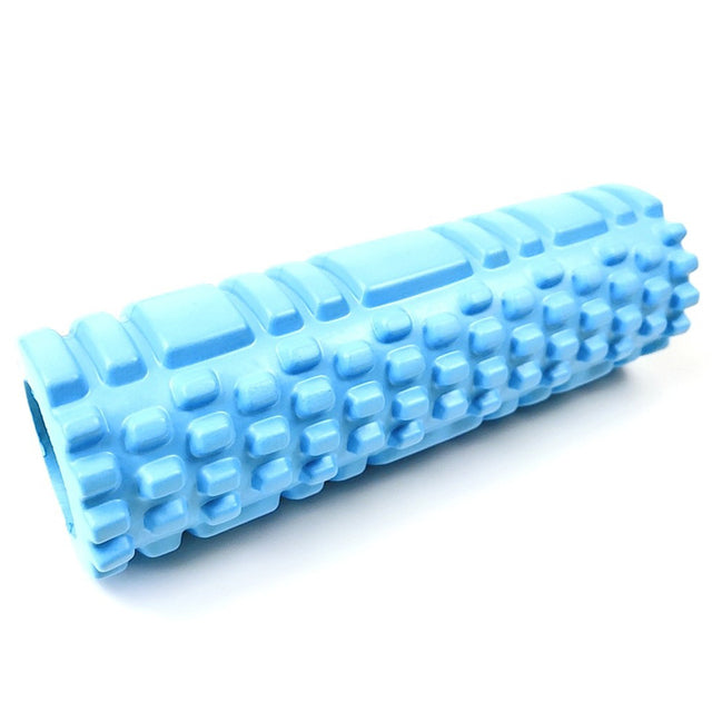 Fitness pilates foam roller blue