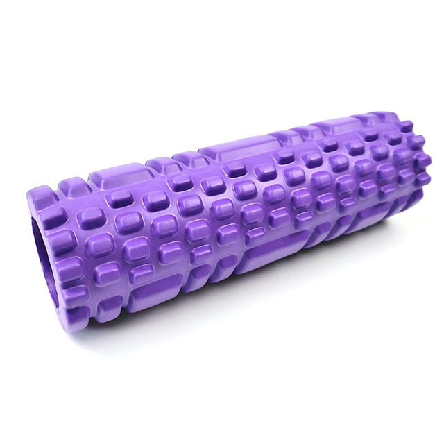 Fitness pilates foam roller purple