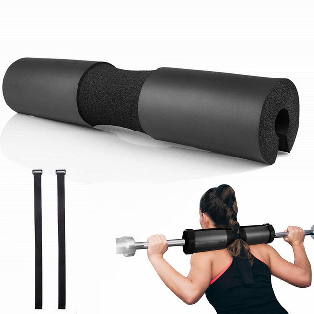 Cable machine squat and hip thrust pad