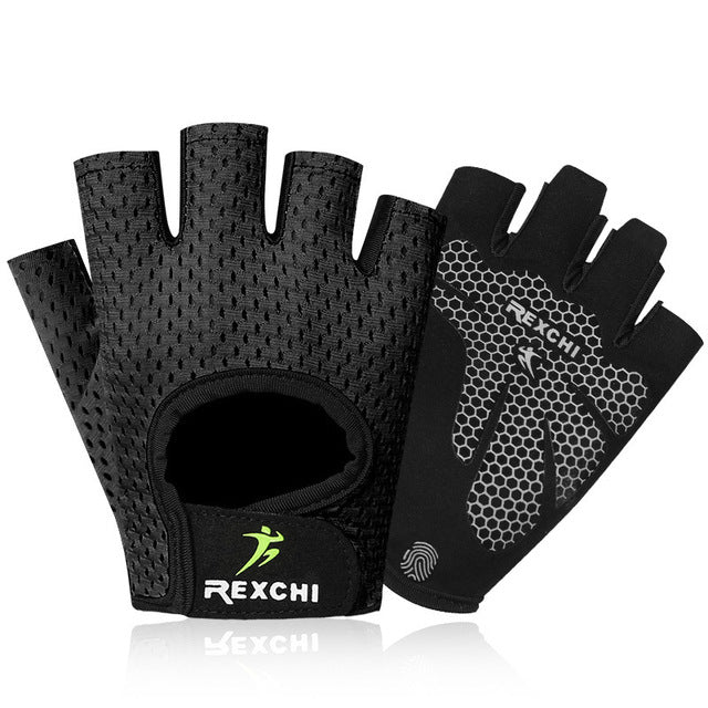 Fitness sports gloves black